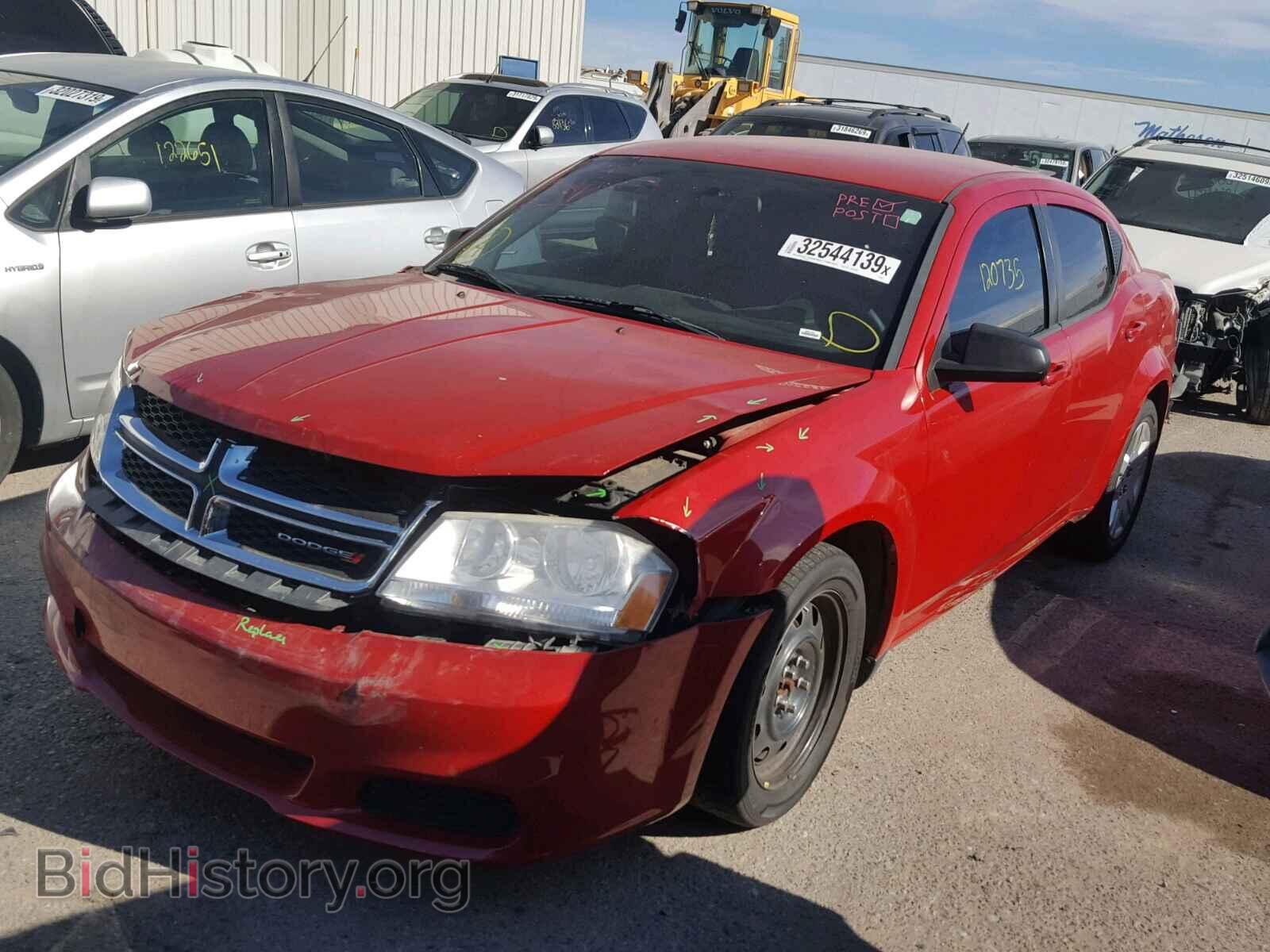 2014 DODGE AVENGER - VIN: 1C3CDZAB0EN111250 - Фото 2