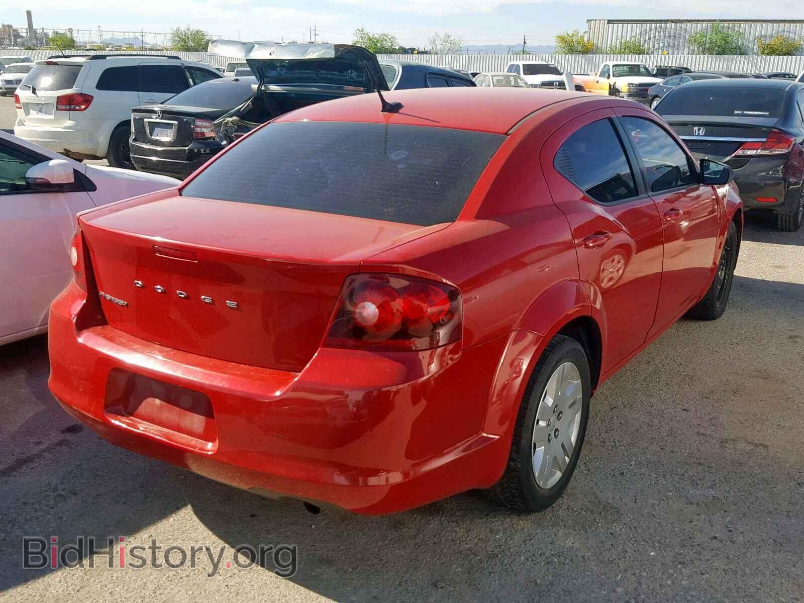 2014 DODGE AVENGER - VIN: 1C3CDZAB0EN111250 - Фото 4