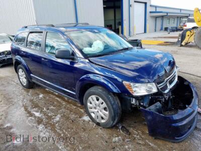 2017 Dodge JOURNEY SE, синий — VIN 3C4PDCAB2HT707054, Copart