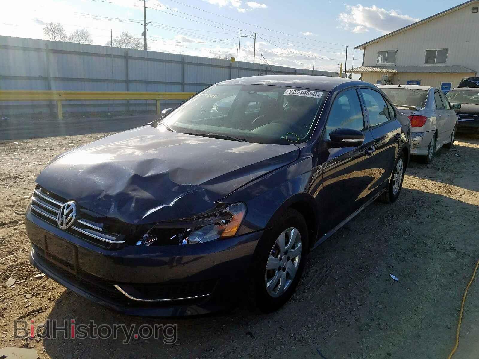 2013 VOLKSWAGEN PASSAT - VIN: 1VWAP7A3XDC136154 - Фото 2