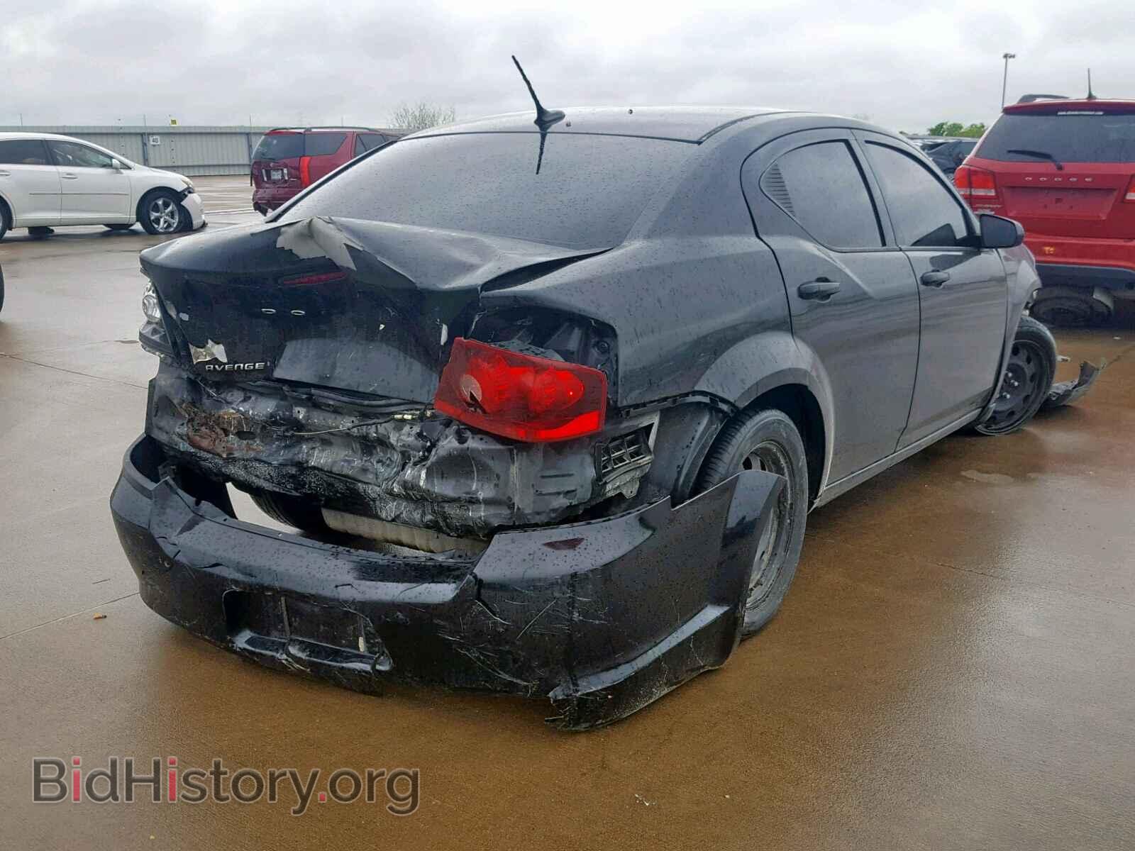 2013 DODGE AVENGER - VIN: 1C3CDZAB6DN711639 - Фото 4
