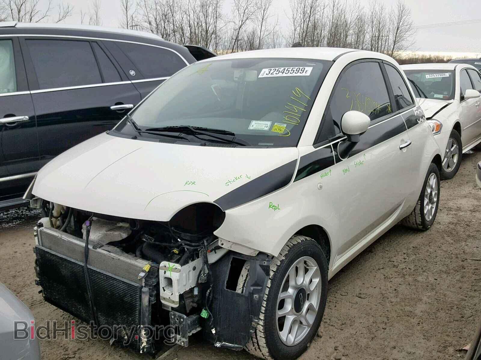 2012 FIAT 500 - VIN: 3C3CFFAR3CT124903 - Фото 2