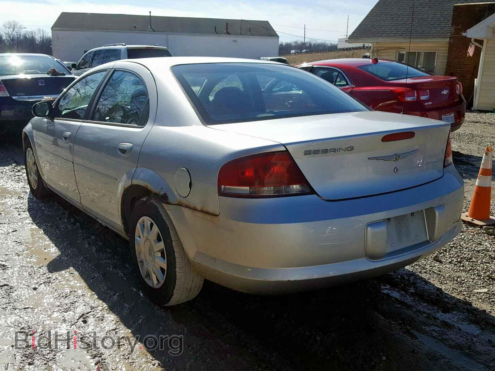 2006 CHRYSLER SEBRING - VIN: 1C3EL46X56N109918 - Фото 3