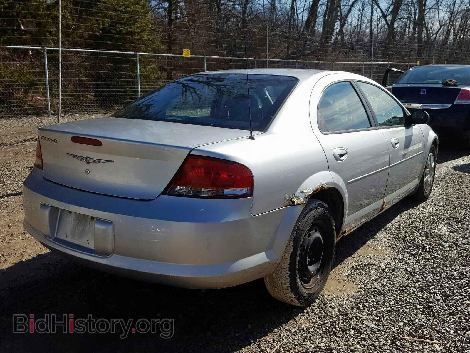 2006 CHRYSLER SEBRING - VIN: 1C3EL46X56N109918 - Фото 4