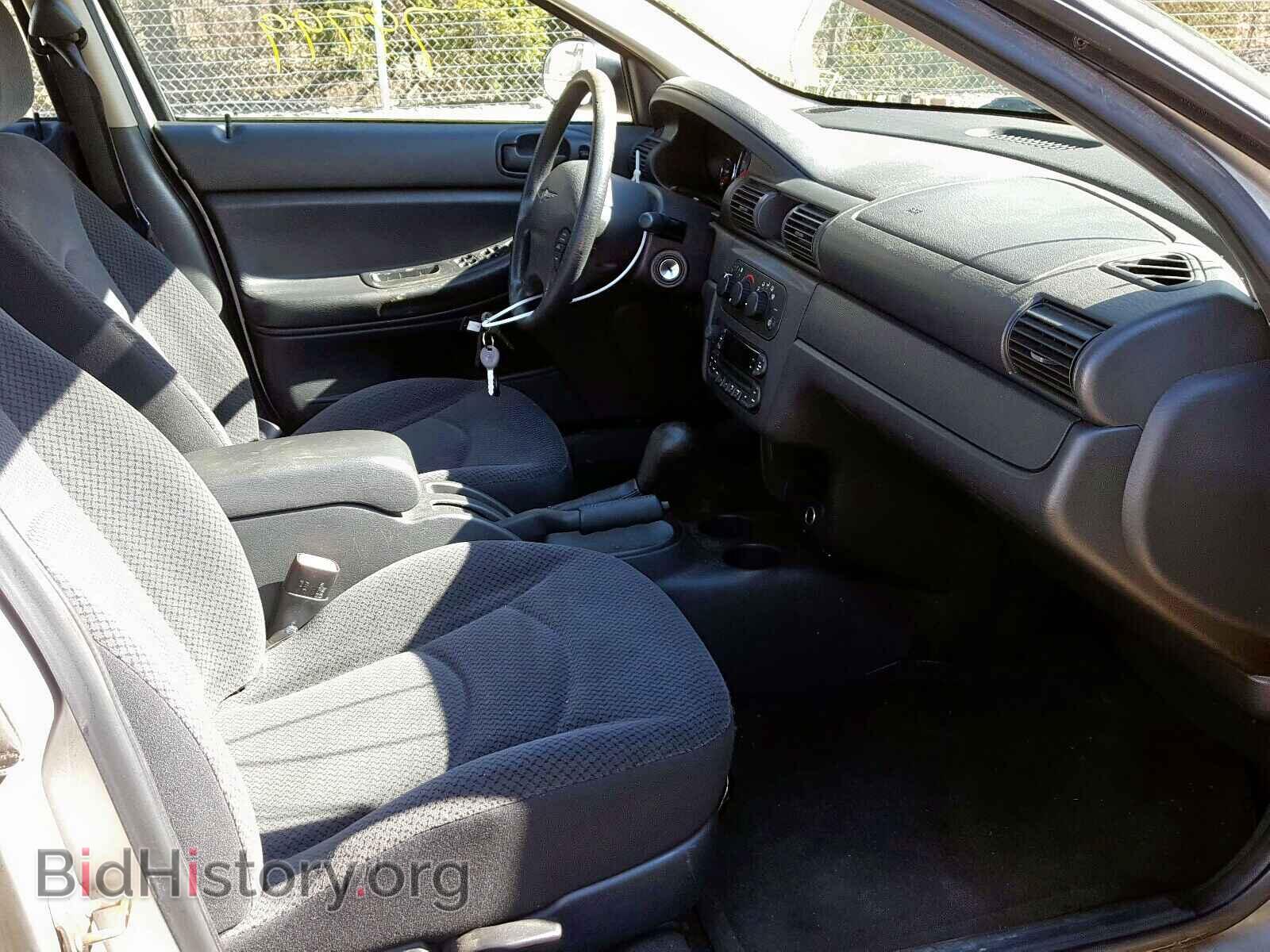 2006 CHRYSLER SEBRING - VIN: 1C3EL46X56N109918 - Фото 5
