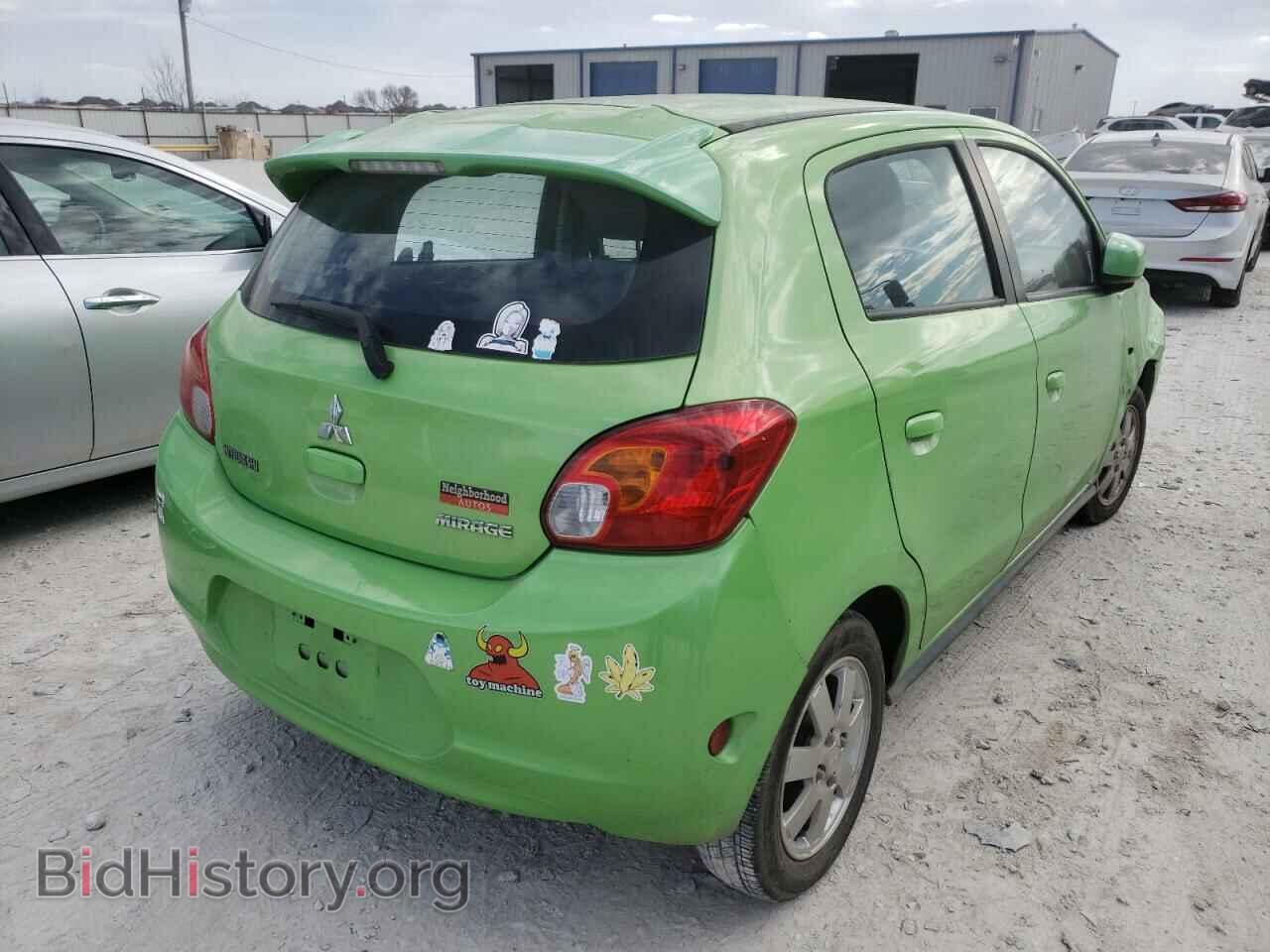 2014 MITSUBISHI MIRAGE - VIN: ML32A3HJ8EH003339 - Фото 4