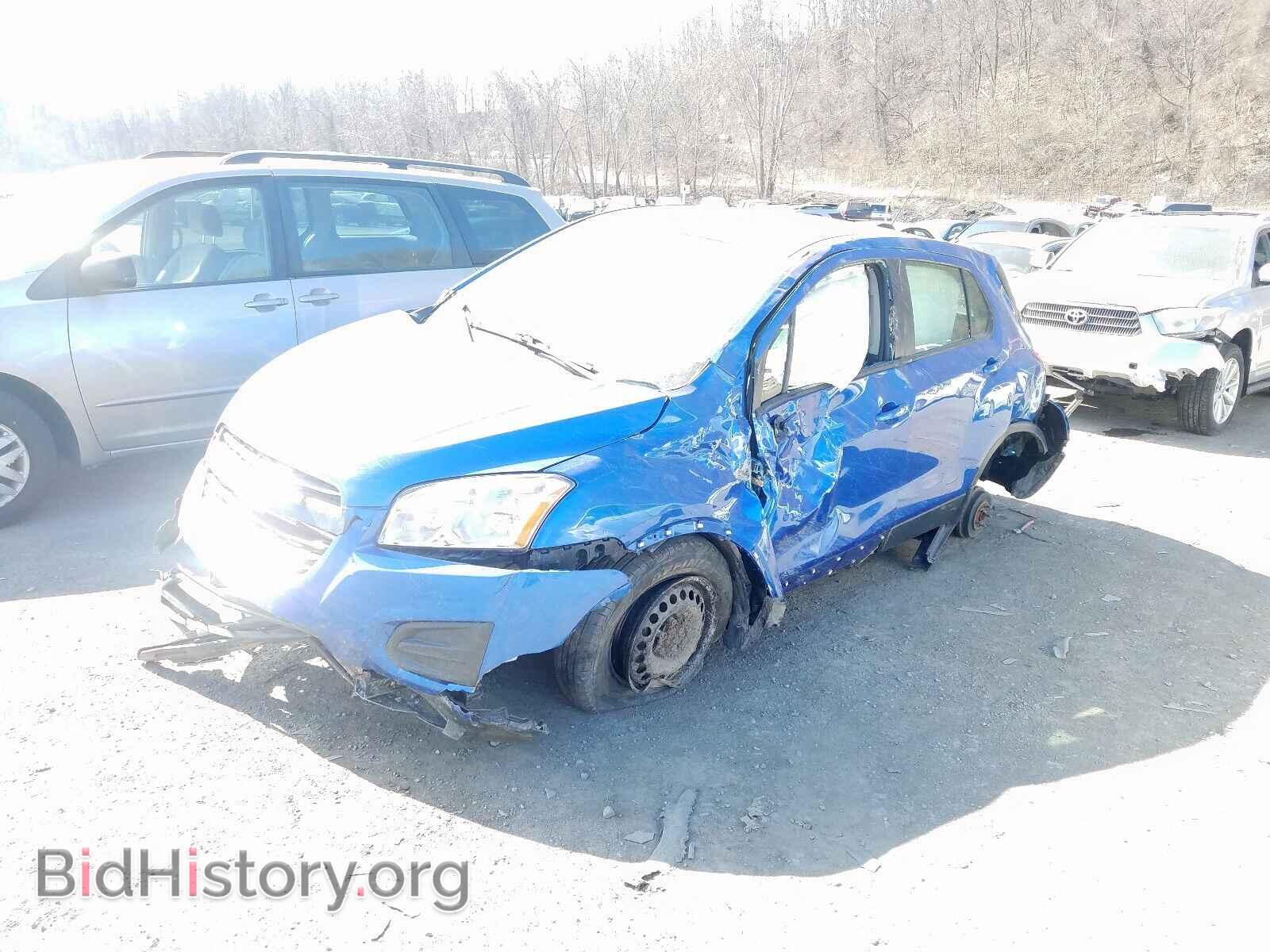 2015 CHEVROLET TRAX - VIN: KL7CJKSB9FB092983 - Фото 2