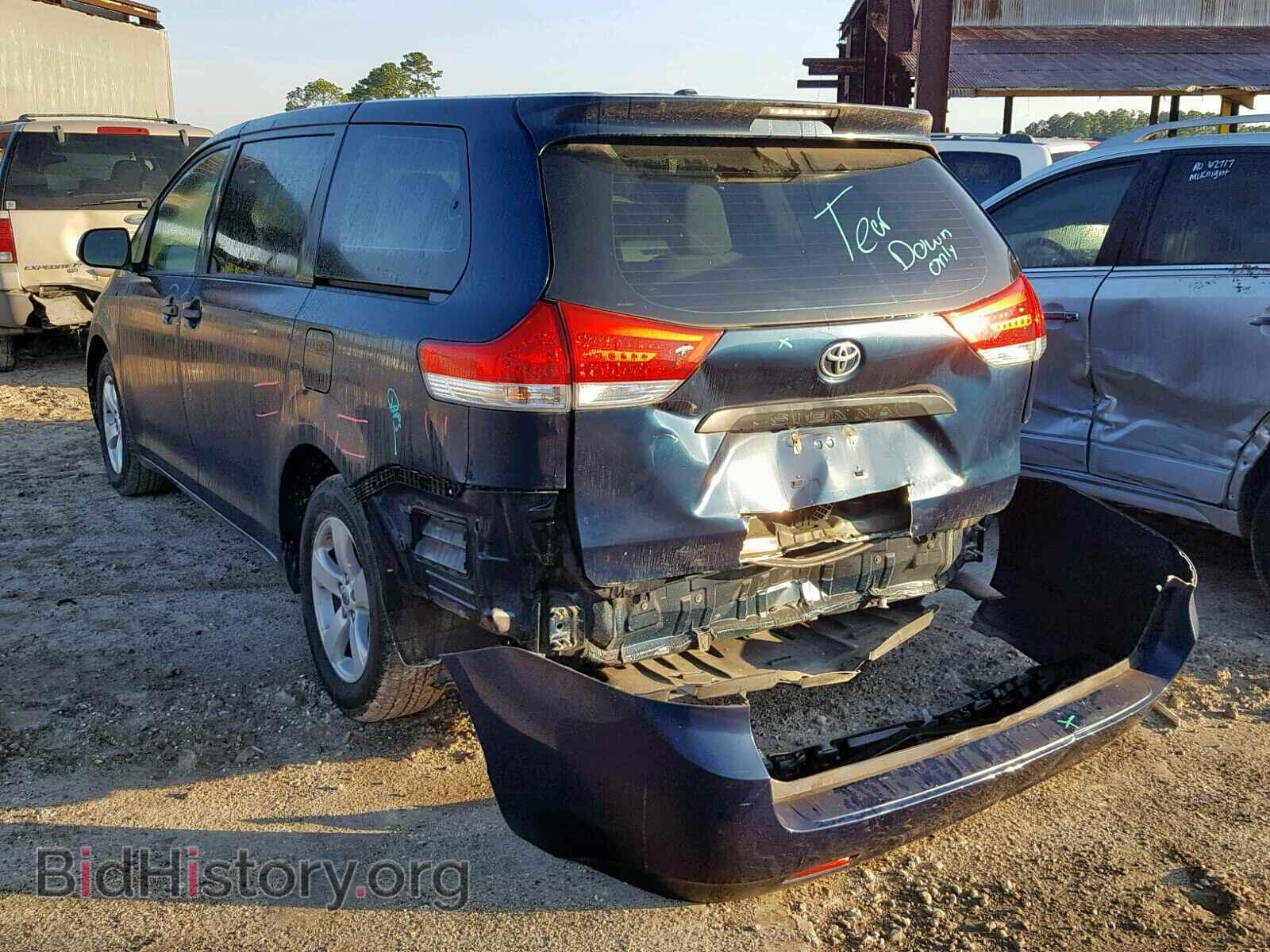 2012 TOYOTA SIENNA BAS - VIN: 5TDKA3DC2CS016343 - Photo 3