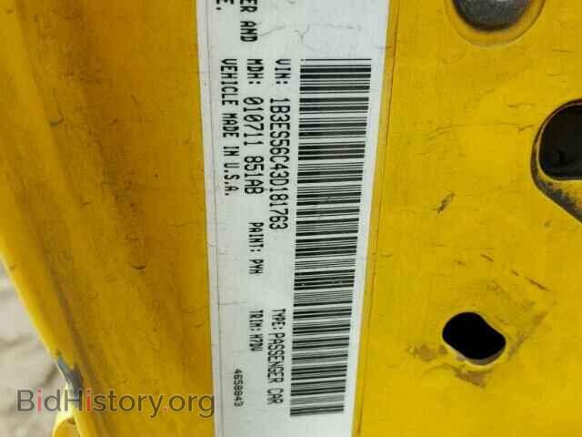 2003 DODGE NEON - VIN: 1B3ES56C43D181763 - Фото 10