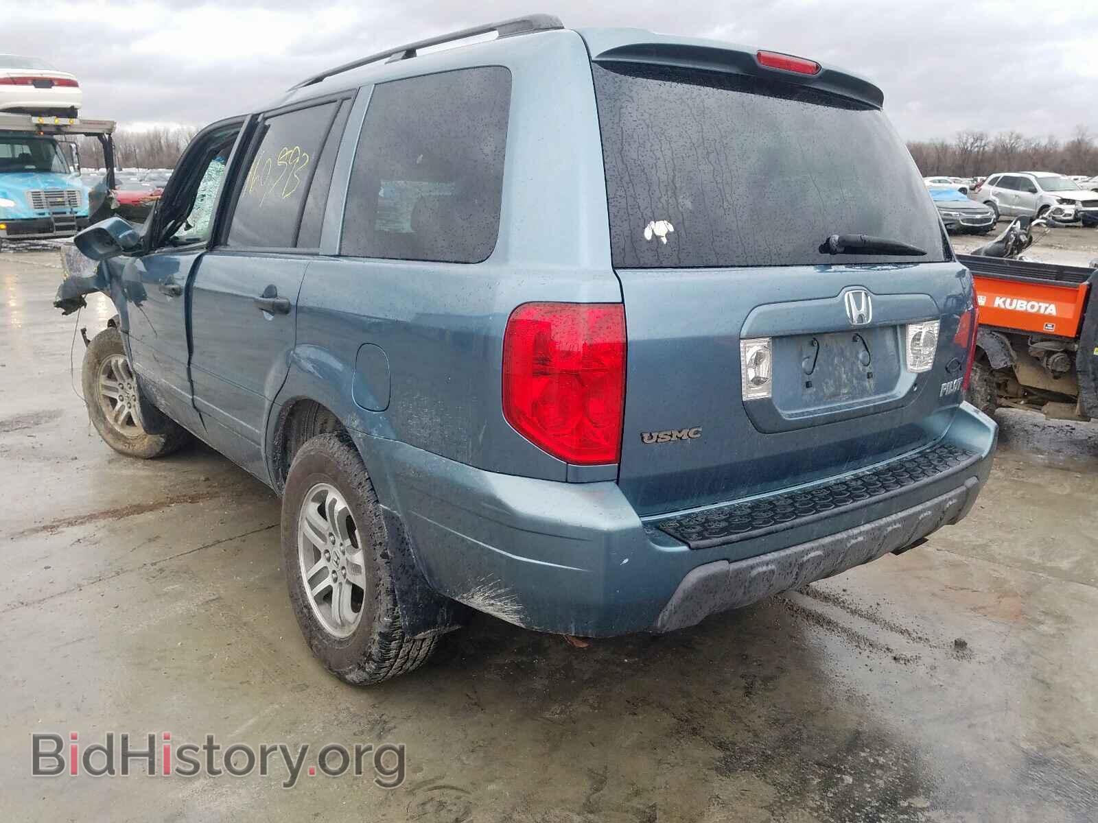 2005 HONDA PILOT - VIN: 5FNYF18625B026446 - Фото 3
