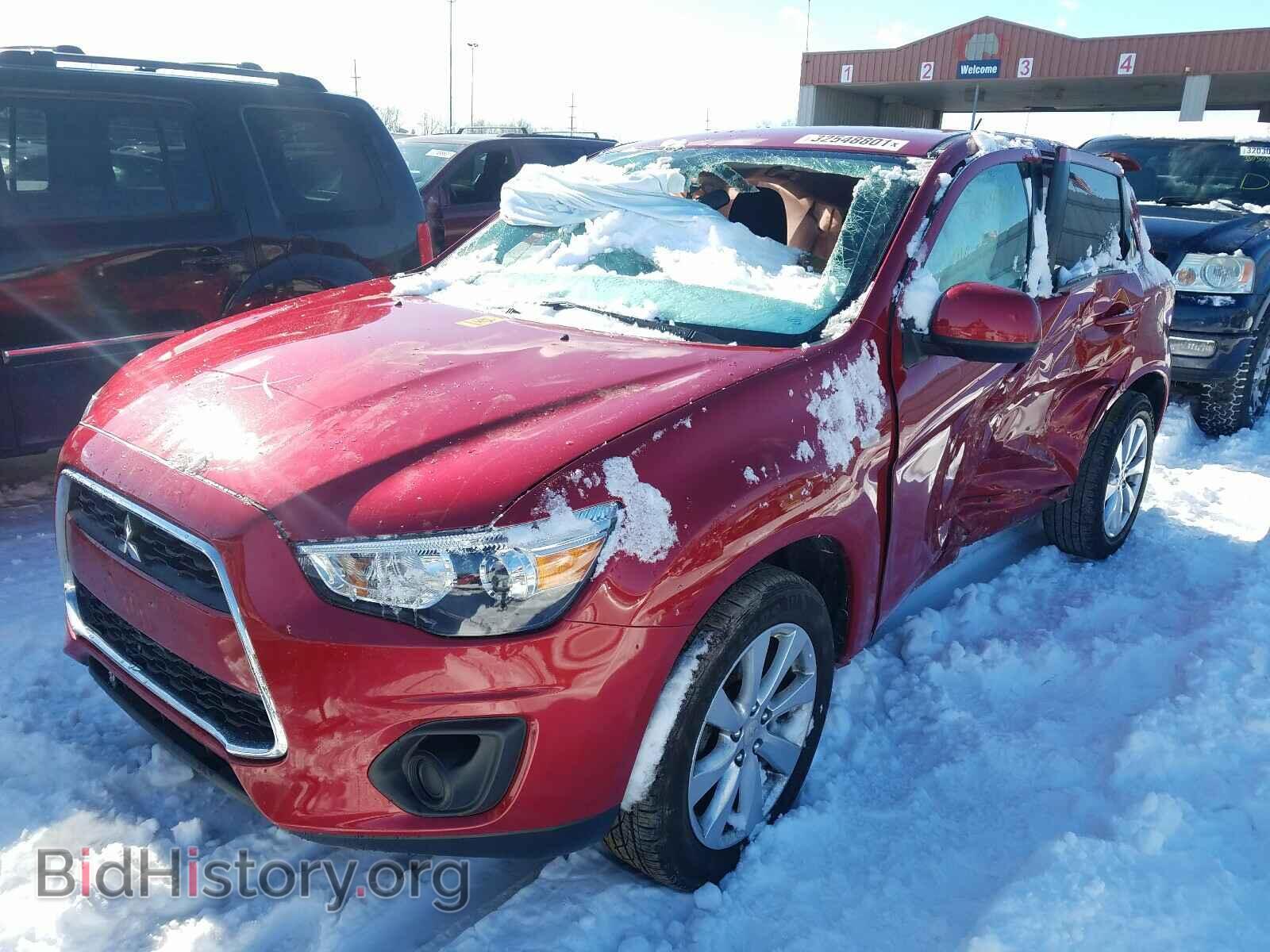 2015 MITSUBISHI OUTLANDER - VIN: 4A4AP3AU6FE044141 - Фото 2