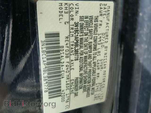 2011 NISSAN VERSA - VIN: 3N1BC1AP9BL389778 - Фото 10