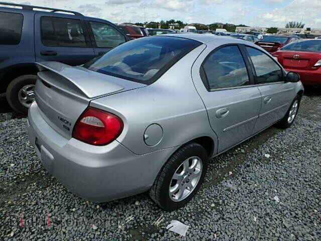 2005 DODGE NEON - VIN: 1B3ES56C45D289075 - Фото 4
