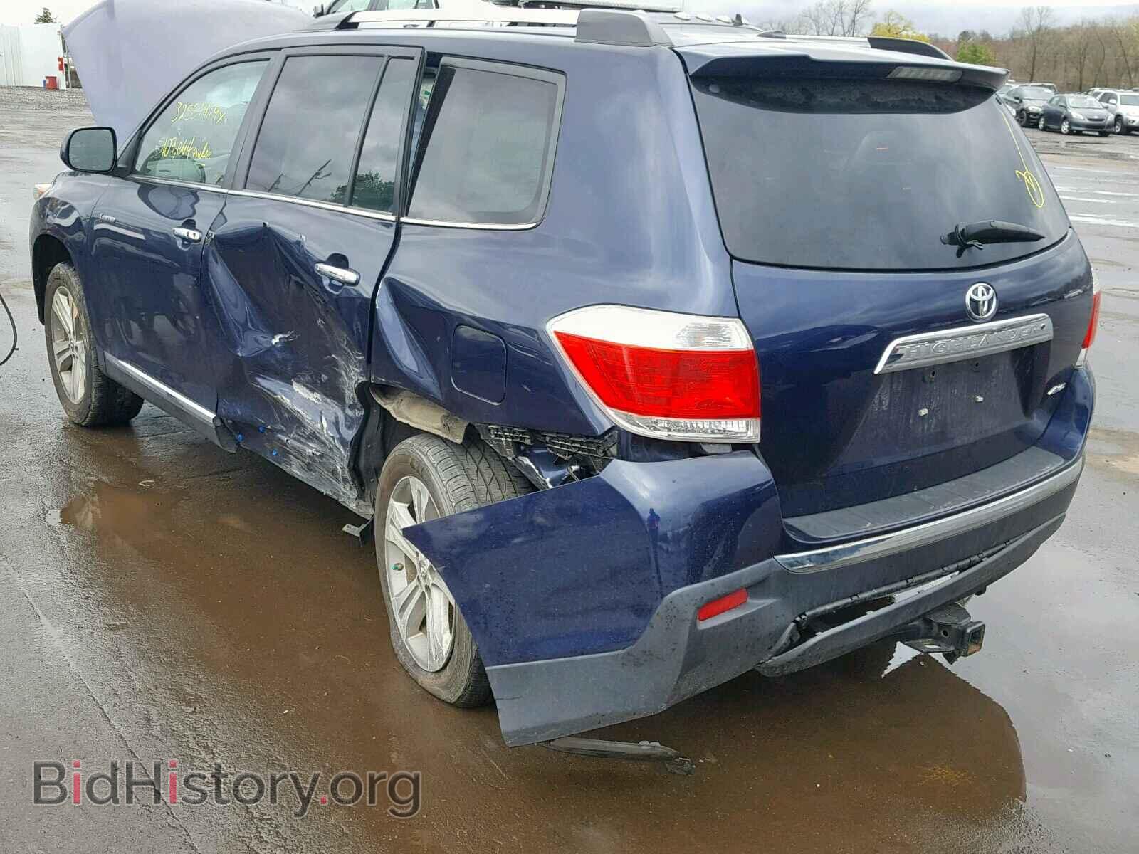 2012 TOYOTA HIGHLANDER - VIN: 5TDDK3EHXCS152607 - Фото 3
