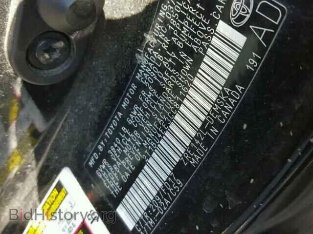 2012 TOYOTA COROLLA BA - VIN: 2T1BU4EE3CC811620 - Фото 10