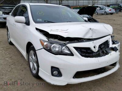 2011 Toyota COROLLA BA, белый — VIN 2T1BU4EE1BC717637, Copart