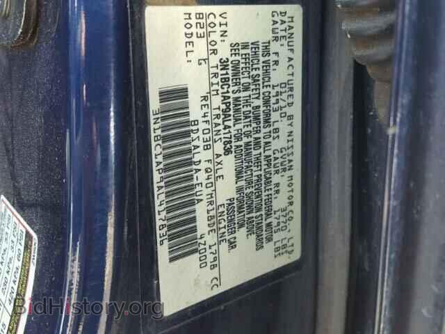 2010 NISSAN VERSA - VIN: 3N1BC1AP9AL417836 - Фото 10