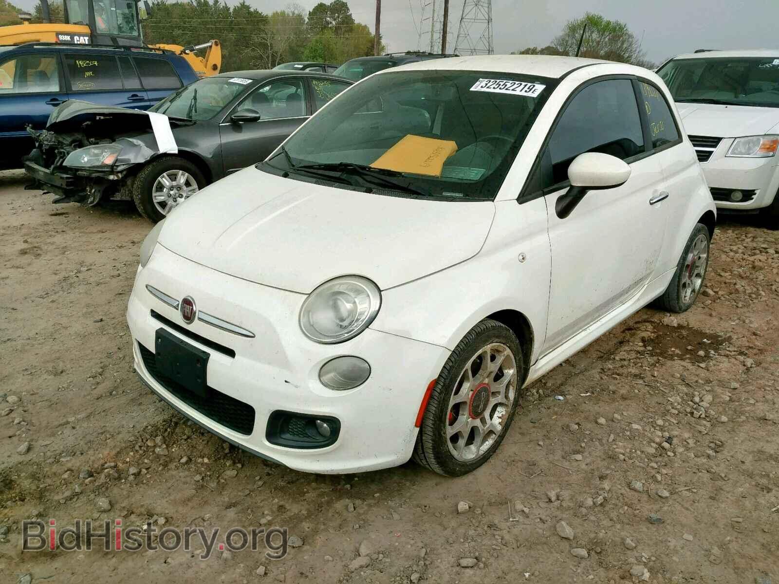 2012 FIAT 500 - VIN: 3C3CFFBR7CT131433 - Фото 2