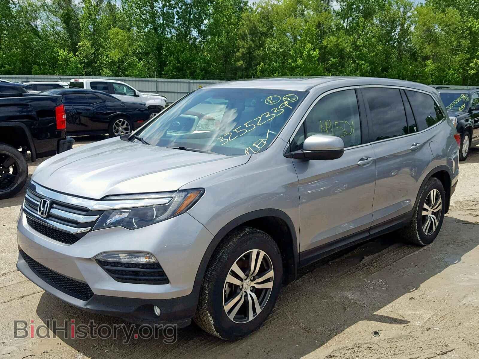 2016 HONDA PILOT EXL - VIN: 5FNYF5H52GB052255 - Фото 2