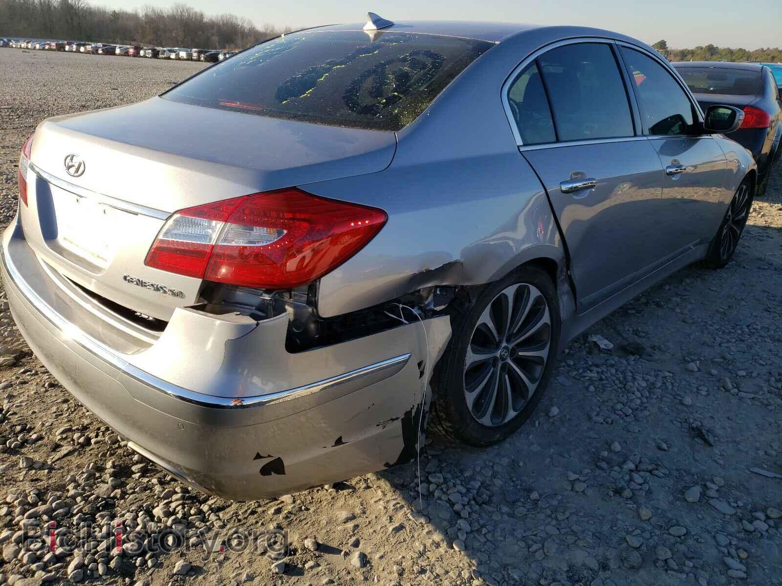2013 HYUNDAI GENESIS - VIN: KMHGC4DHXDU243158 - Фото 4