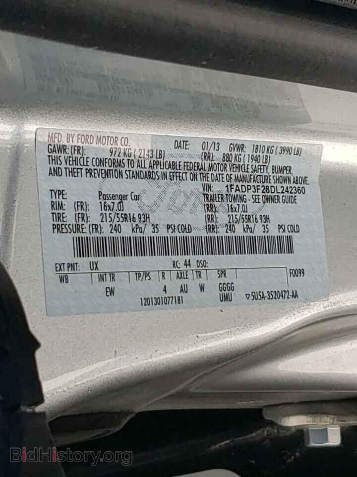 2013 FORD FOCUS - VIN: 1FADP3F28DL242360 - Photo 10