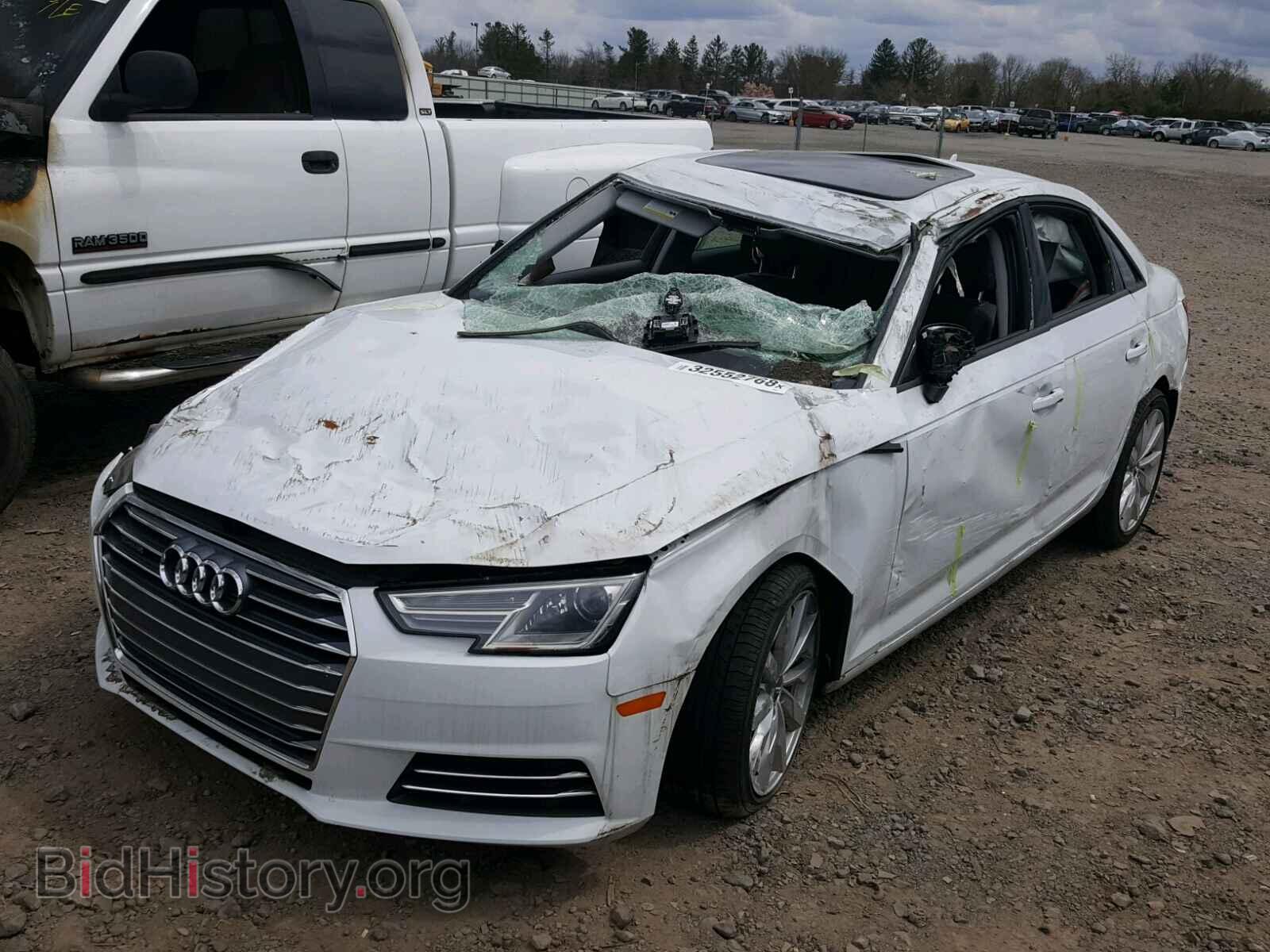 2017 AUDI A4 - VIN: WAUANAF46HN025423 - Фото 2