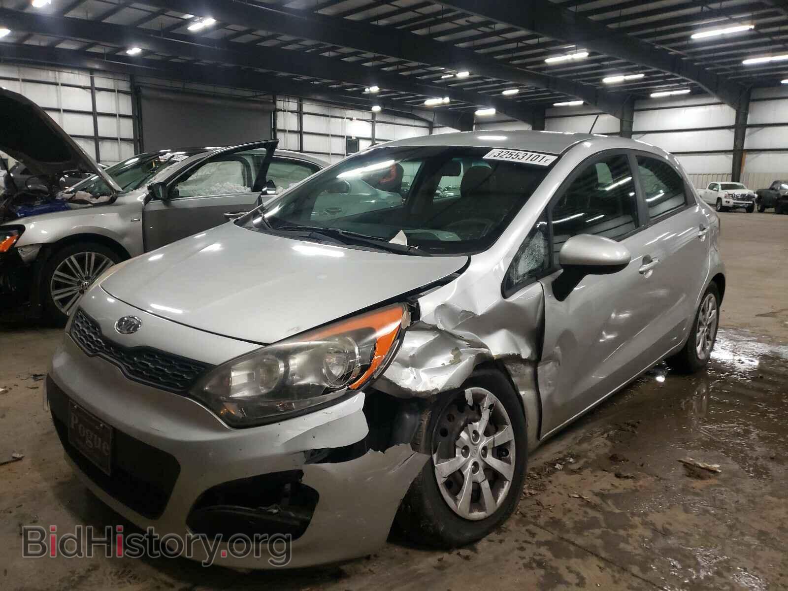 2013 KIA RIO - VIN: KNADM5A37D6111785 - Фото 2
