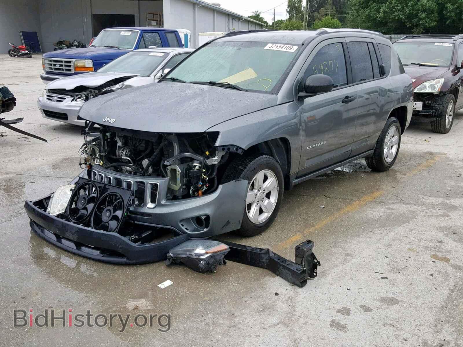 2014 JEEP COMPASS SP - VIN: 1C4NJCBA0ED537736 - Фото 2