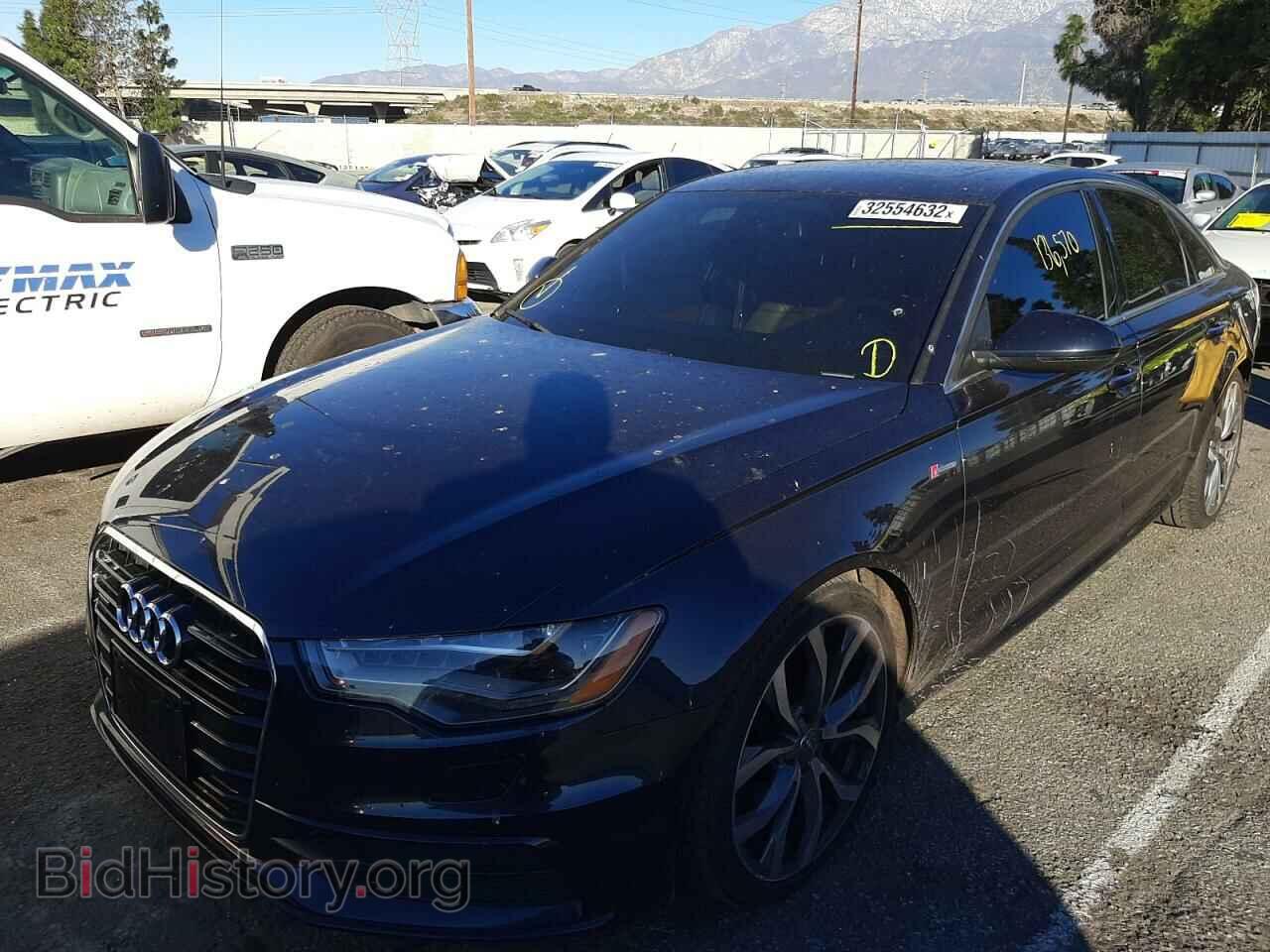 2013 AUDI A6 - VIN: WAUHGAFC4DN071486 - Фото 2