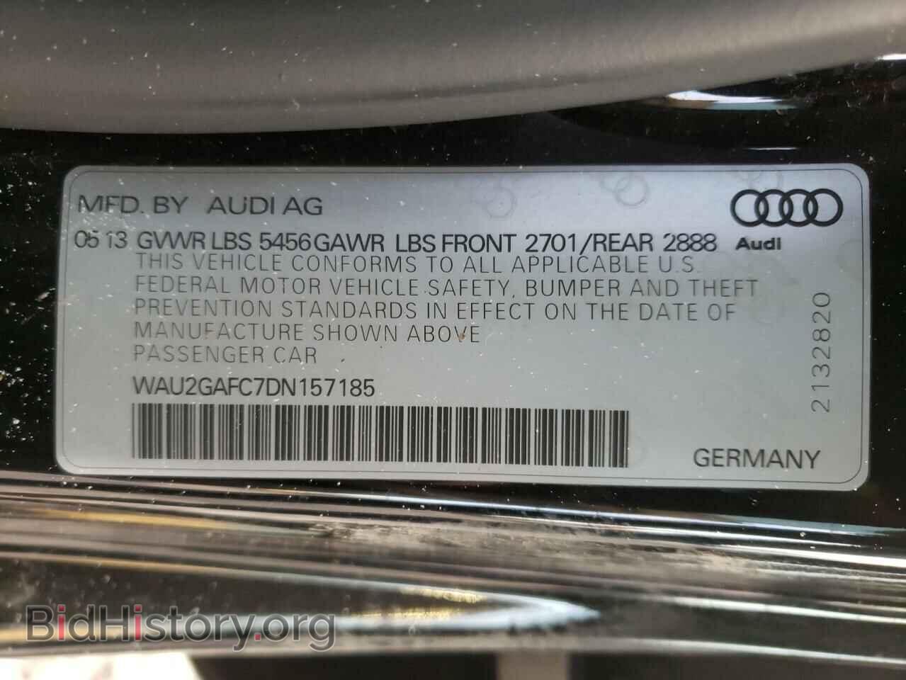 2013 AUDI A7 - VIN: WAU2GAFC7DN157185 - Фото 10