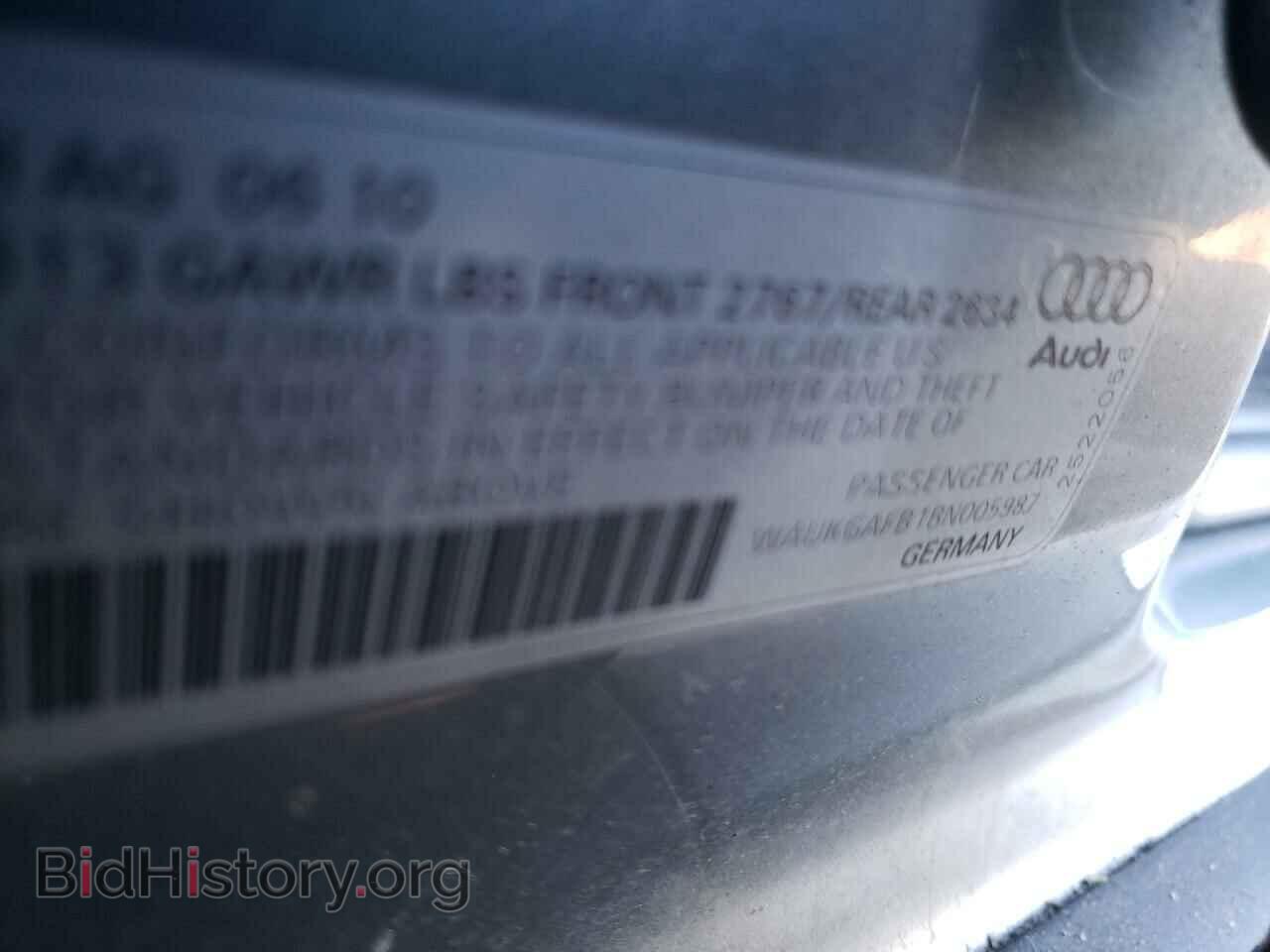2011 AUDI A6 - VIN: WAUKGAFB1BN005987 - Фото 10