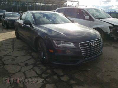2012 Audi A7 A7 Prestig, черный — VIN WAU2GAFC9CN172303, Copart
