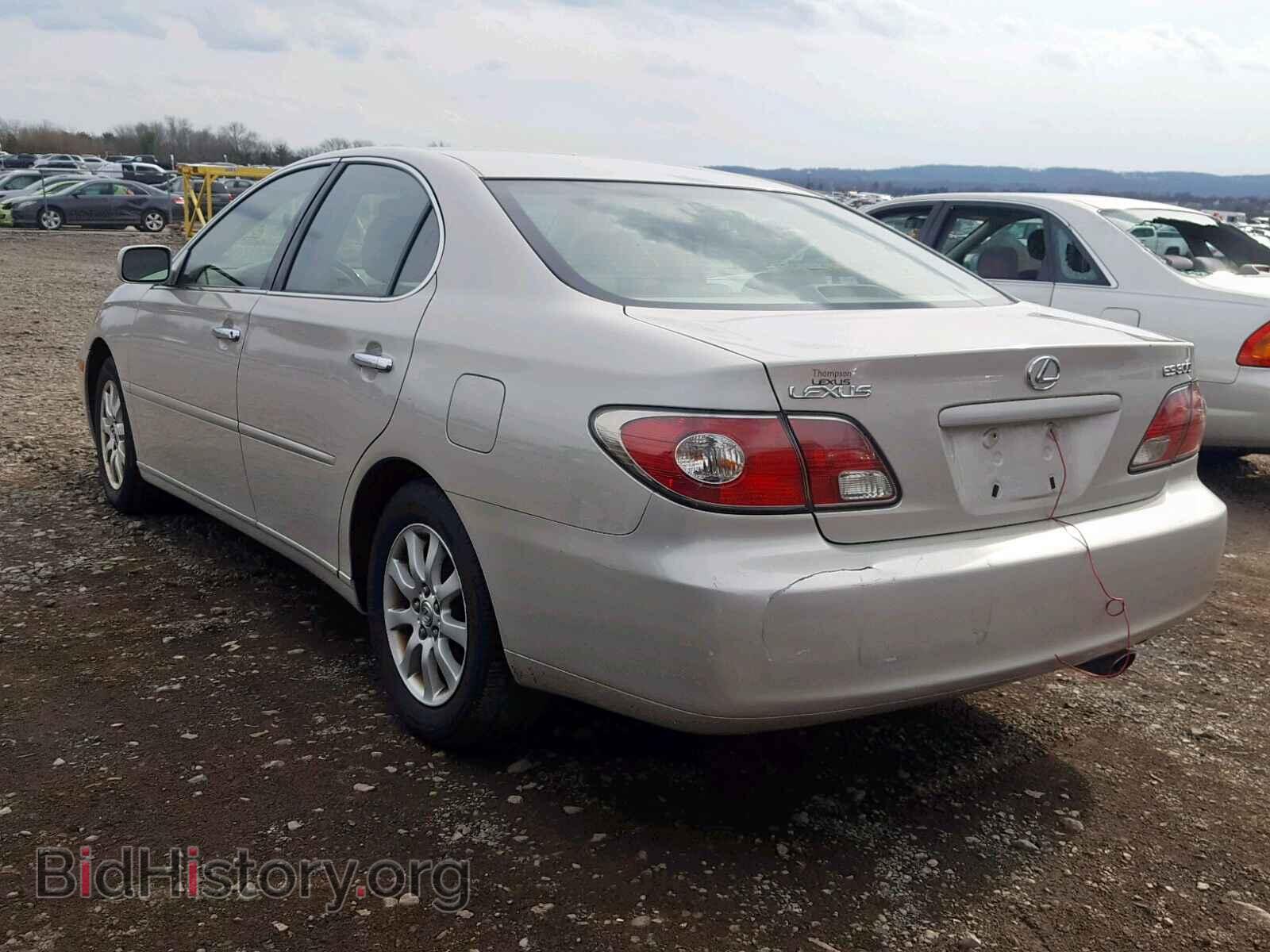 2003 LEXUS ES300 - VIN: JTHBF30G630094491 - Фото 3