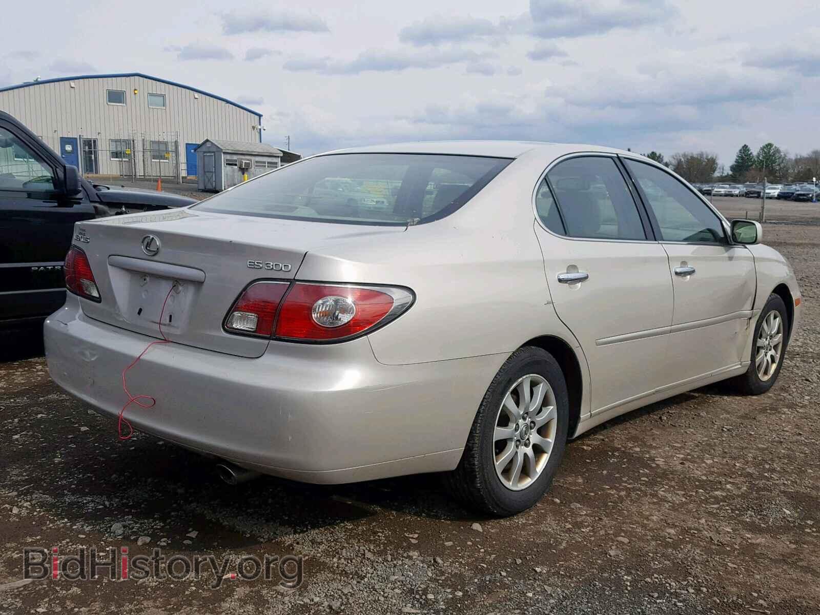2003 LEXUS ES300 - VIN: JTHBF30G630094491 - Фото 4
