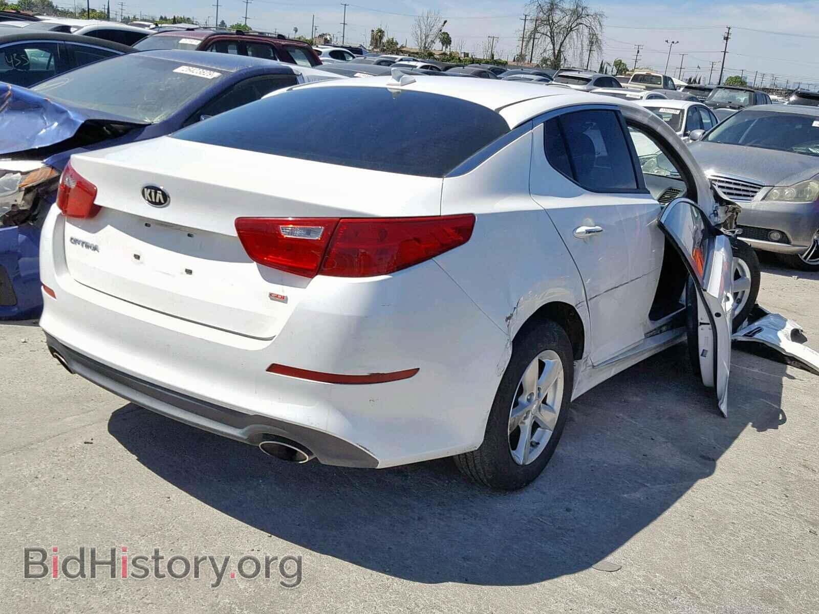 2015 KIA OPTIMA LX - VIN: KNAGM4A72F5665030 - Фото 4