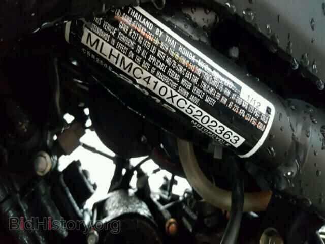 2012 HONDA CBR CYCLE - VIN: MLHMC410XC5202363 - Фото 10