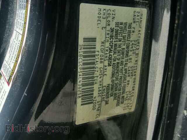2010 NISSAN VERSA - VIN: 3N1BC1CP5AL438258 - Фото 10