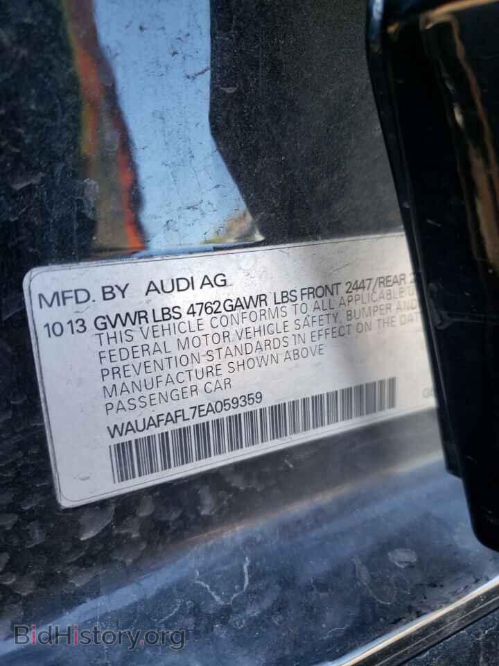 2014 AUDI A4 - VIN: WAUAFAFL7EA059359 - Фото 10