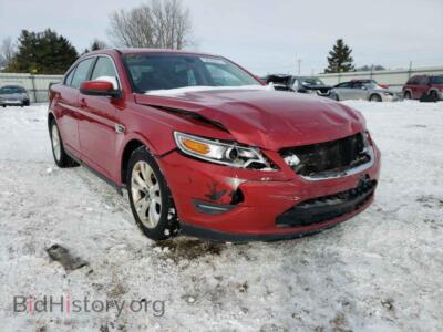 2011 Ford TAURUS Taurus SEL, red — VIN 1FAHP2EW2BG102214, Copart