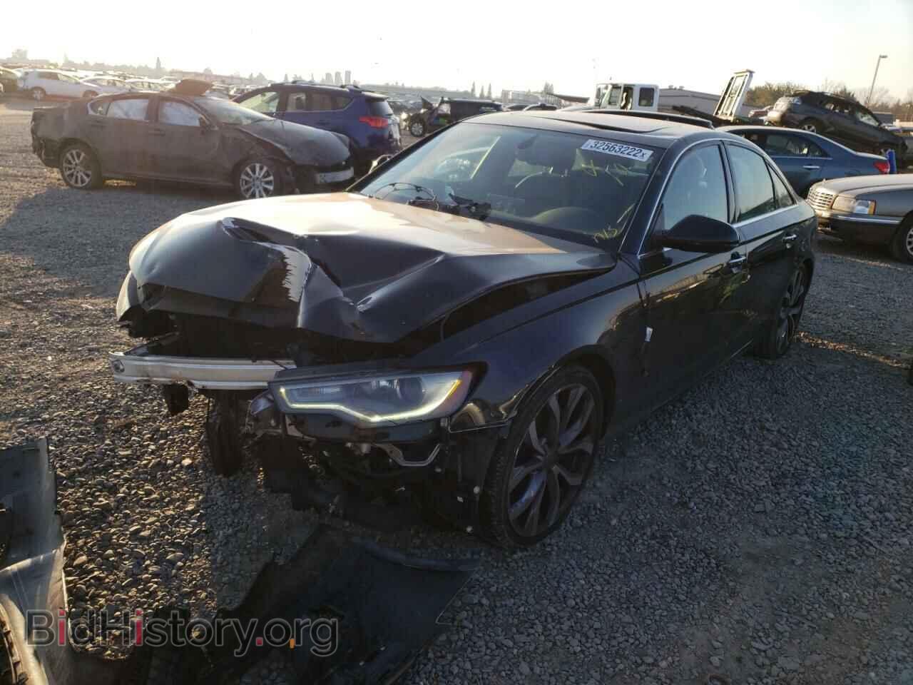 2014 AUDI A6 - VIN: WAUGFAFCXEN087014 - Фото 2