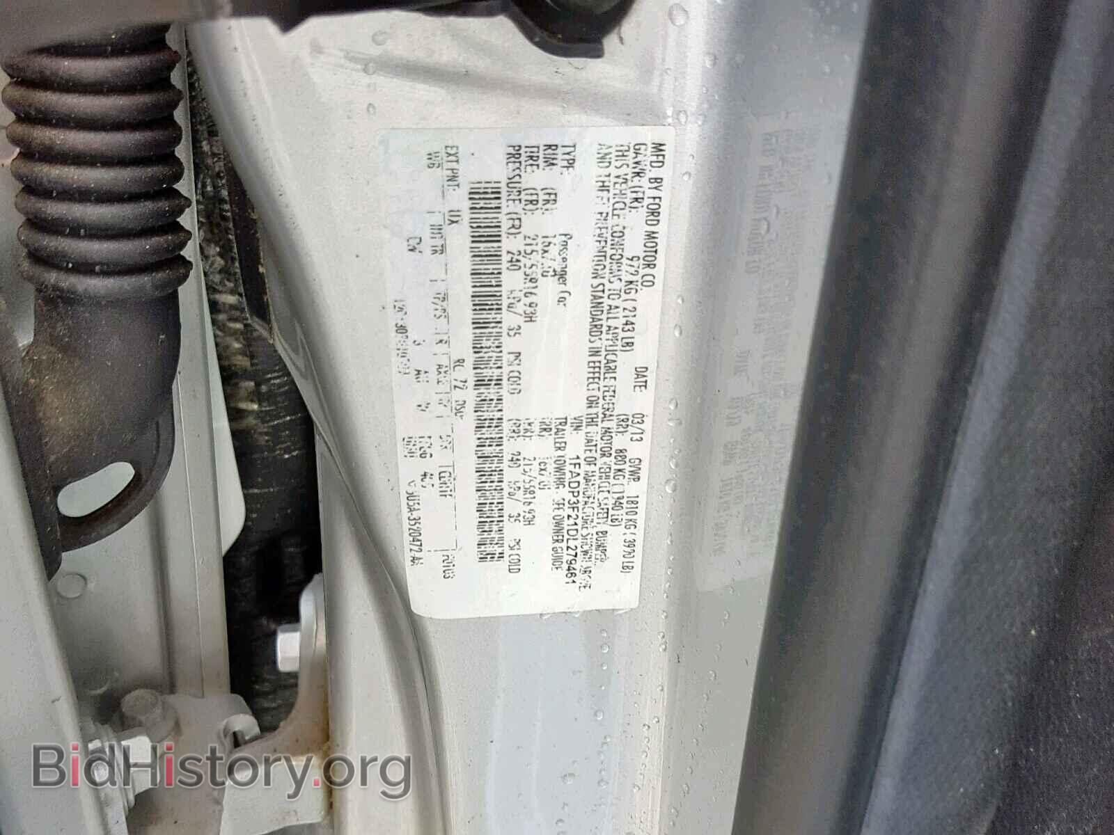 2013 FORD FOCUS SE - VIN: 1FADP3F21DL279461 - Фото 10