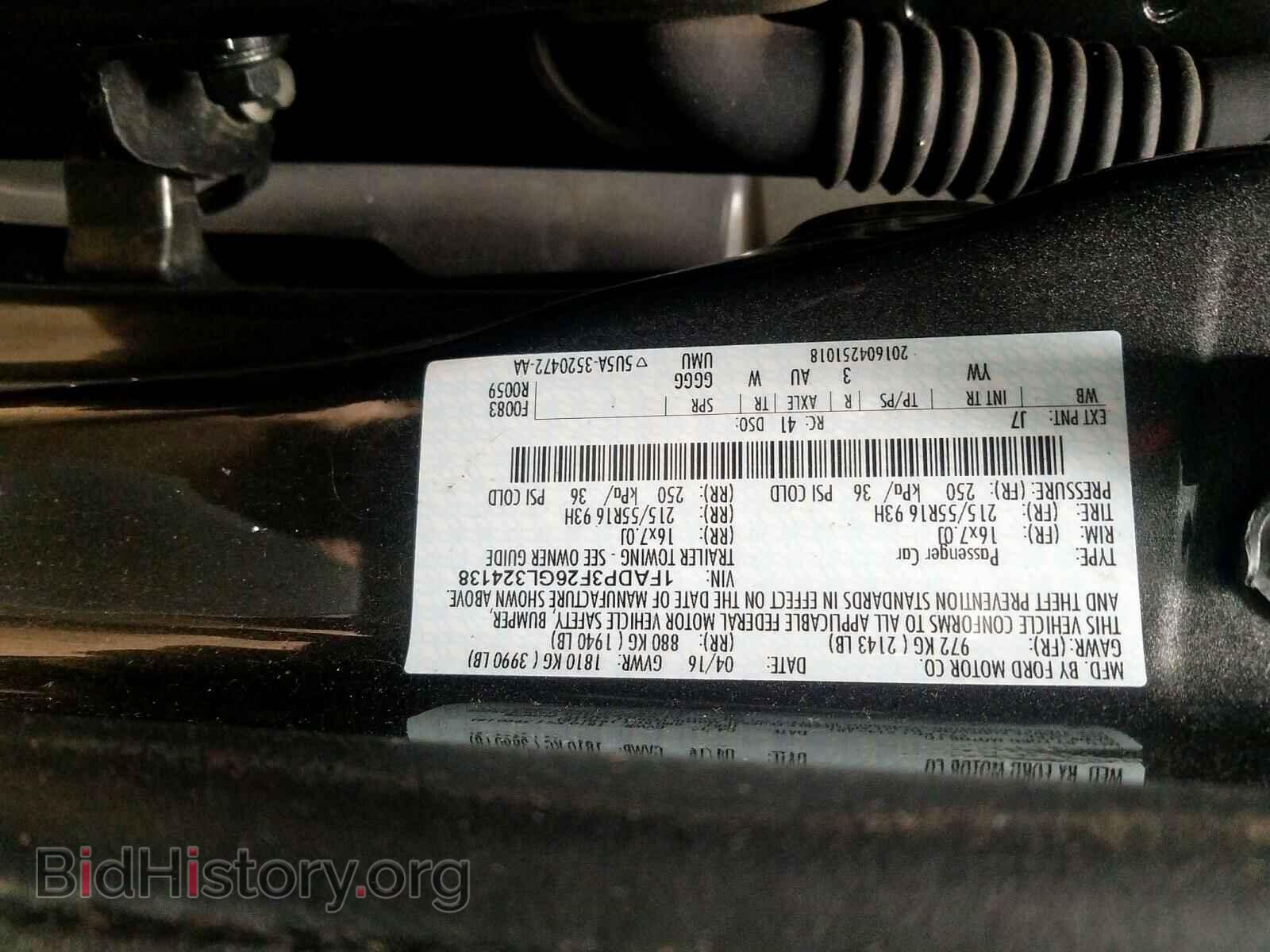 2016 FORD FOCUS - VIN: 1FADP3F26GL324138 - Photo 10
