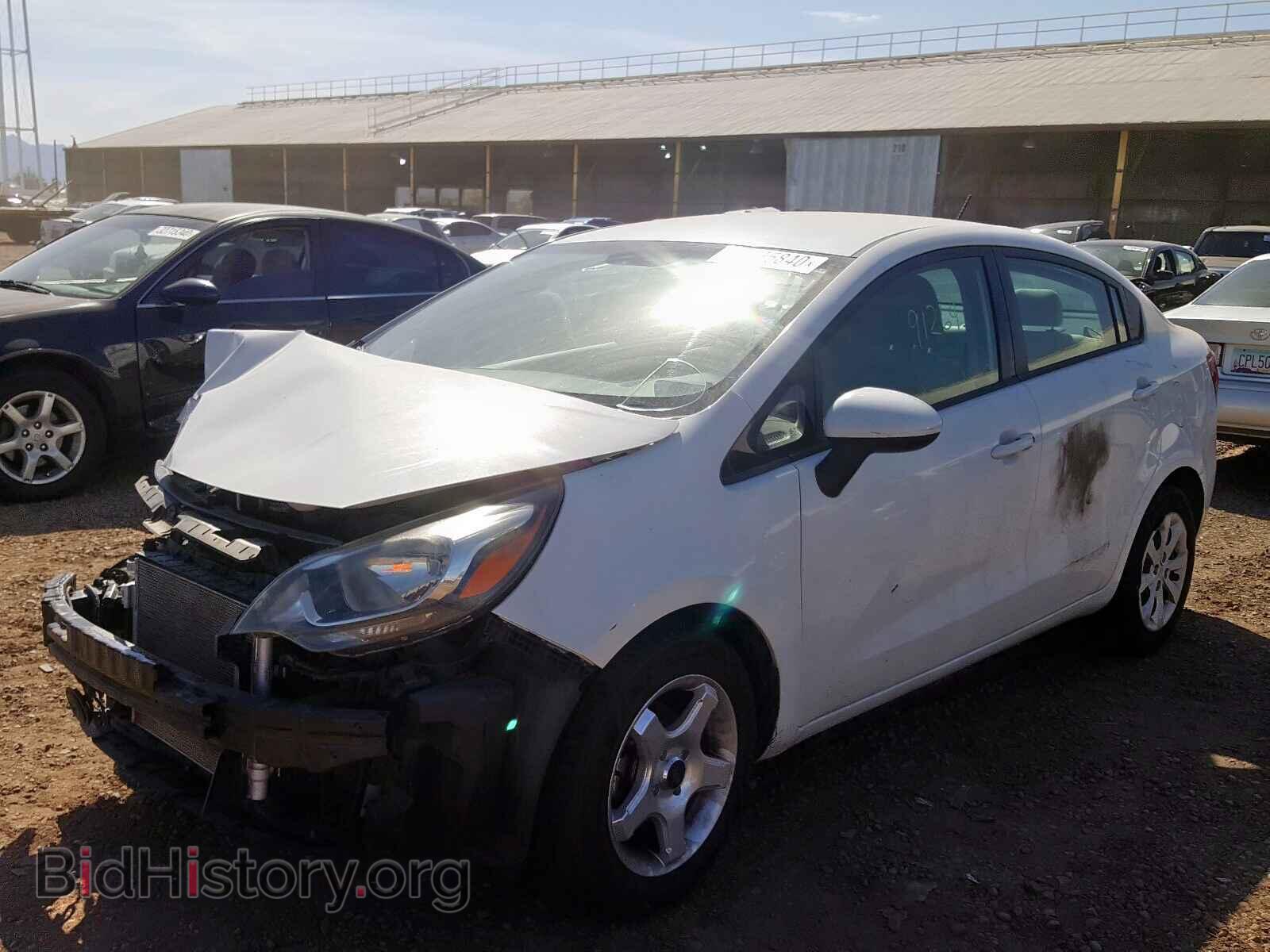 2013 KIA RIO - VIN: KNADM4A33D6154790 - Фото 2