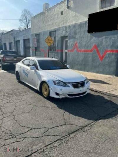 2008 Lexus IS IS 250, белый — VIN JTHCK262285025992, Copart