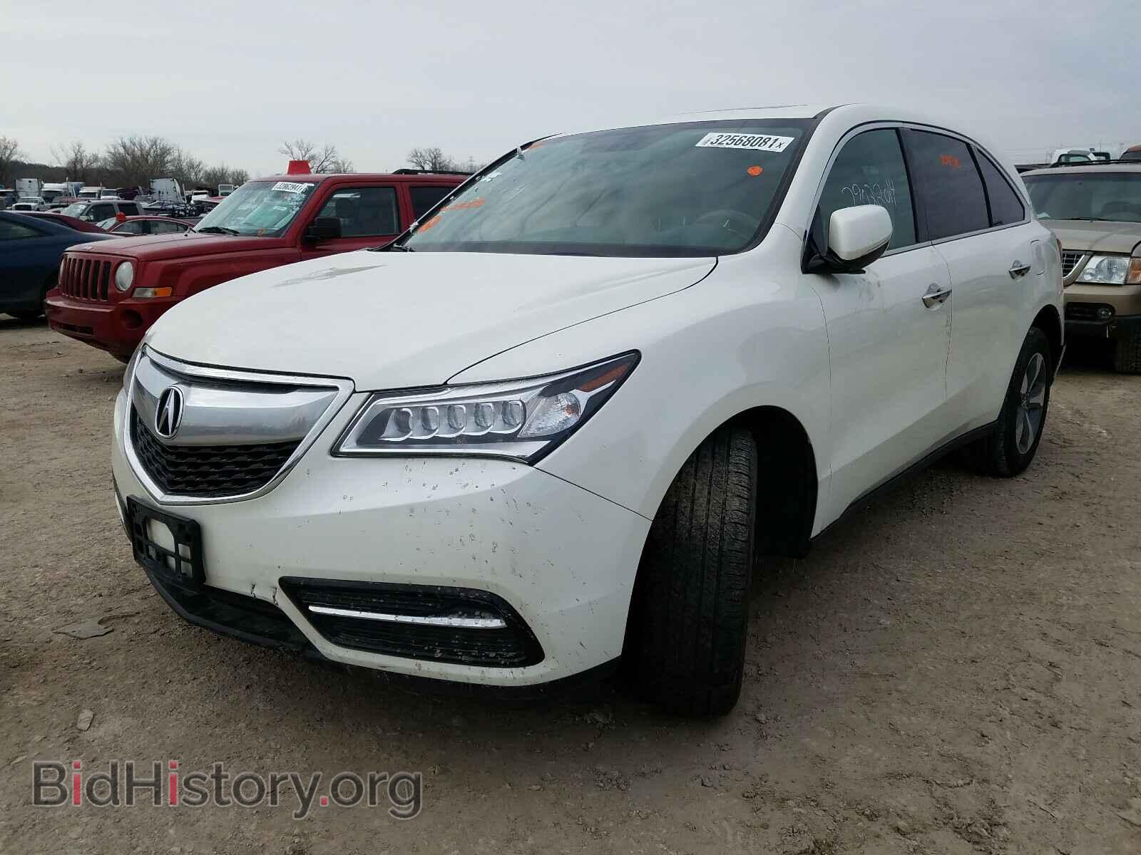 2016 ACURA MDX - VIN: 5FRYD4H26GB036158 - Фото 2