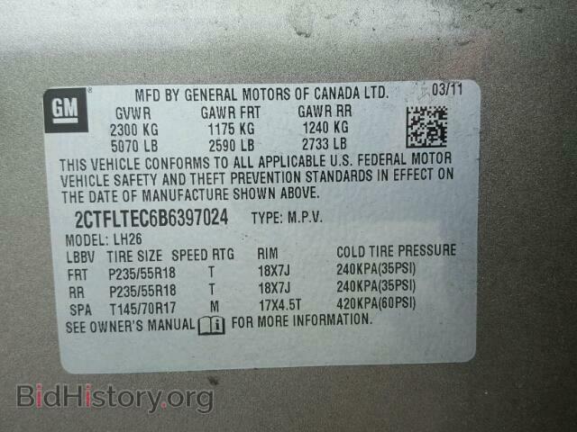 2011 GMC TERRAIN SL - VIN: 2CTFLTEC6B6397024 - Фото 10
