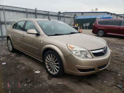 2007 Saturn AURA Aura XR, золотистый — VIN 1G8ZV57727F132316, Copart