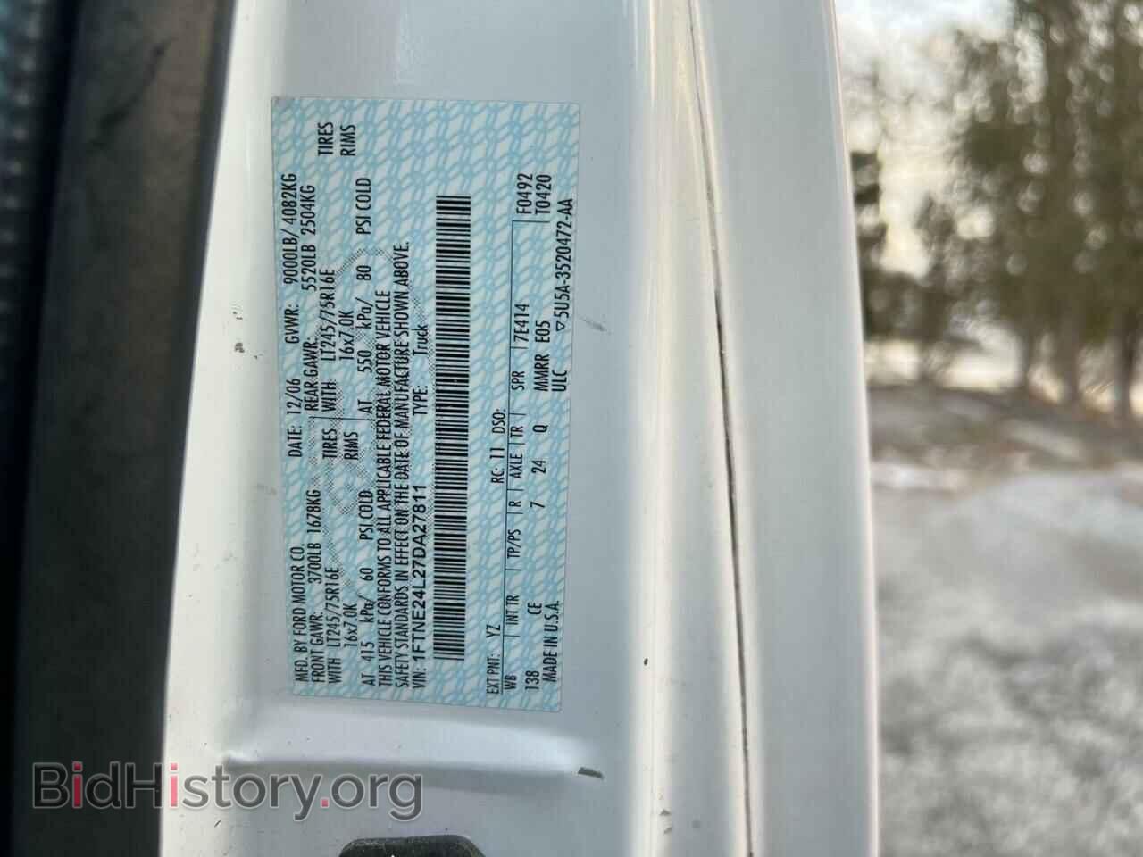 2007 FORD ECONOLINE - VIN: 1FTNE24L27DA27811 - Фото 10