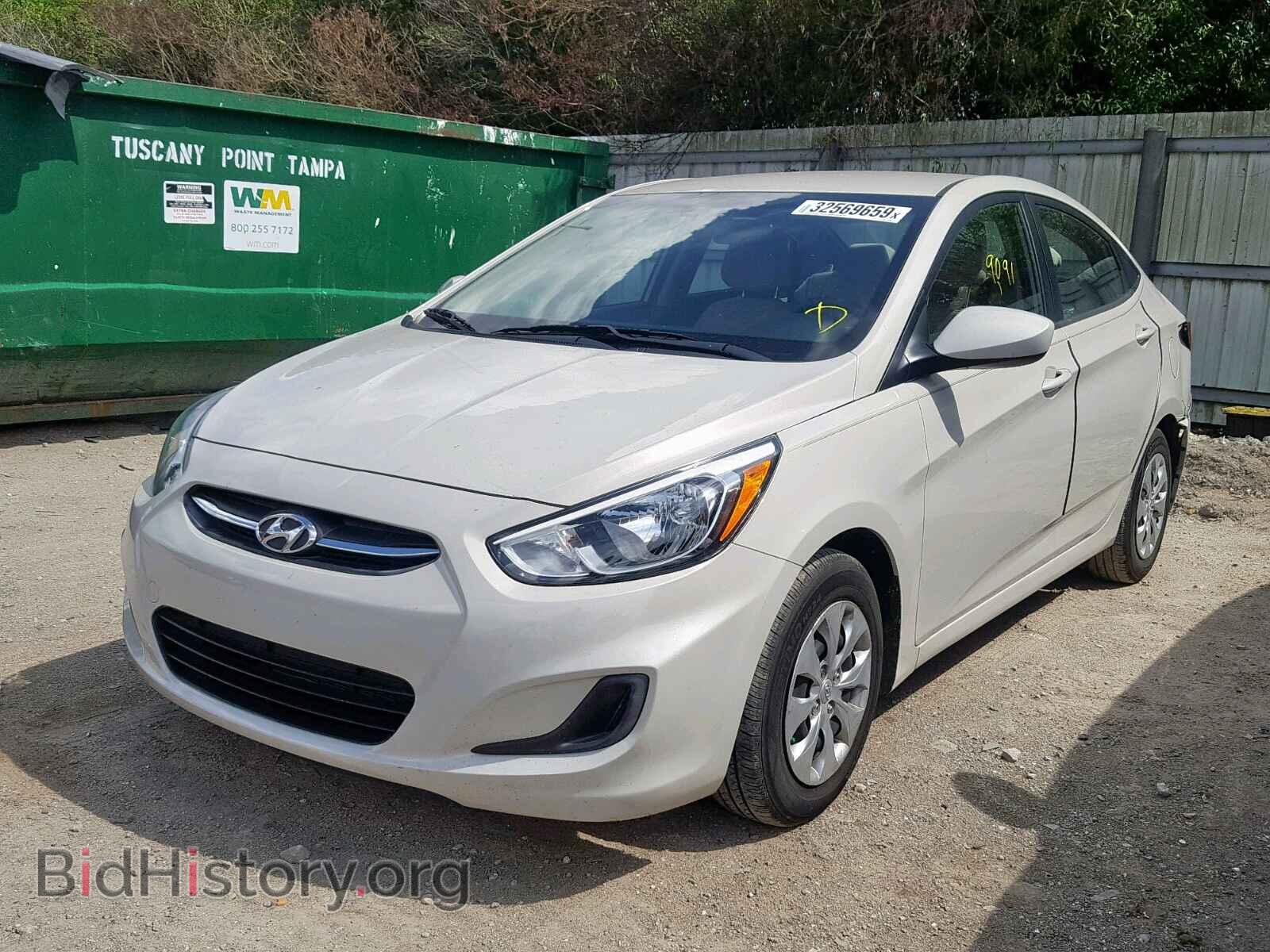 2016 HYUNDAI ACCENT - VIN: KMHCT4AE8GU157652 - Фото 2