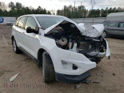 2015 Ford EDGE Edge SE, белый — VIN 2FMTK4G86FBB47131, Copart